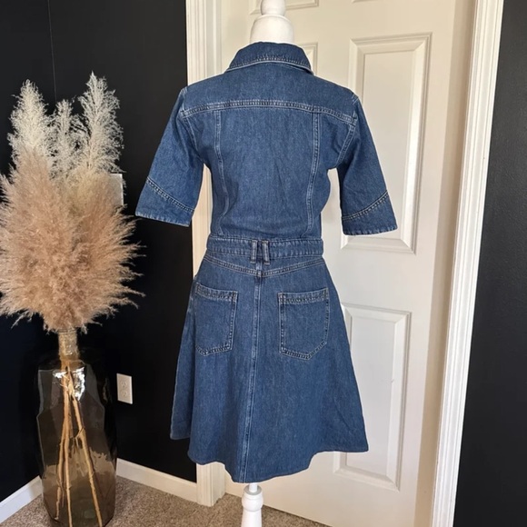 Anthropologie ALIGNE Mateo Denim Dress 
size 4 - Picture 10 of 12